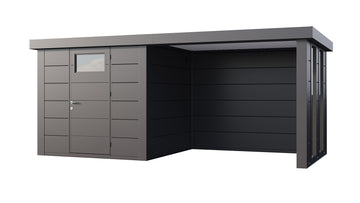Classico lounge small met ramen / 2424 / antraciet / rechts522 x 238 x 219
