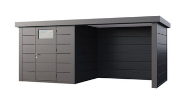 Classico lounge small / 2424 / antraciet / rechts522 x 238 x 219