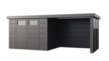 Classico lounge small met ramen / 3024 / antraciet / rechts582 x 238 x 219