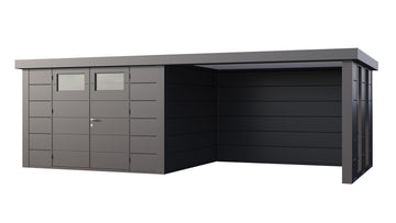 Classico lounge large met ramen / 3330 / antraciet / rechts672 x 298 x 219