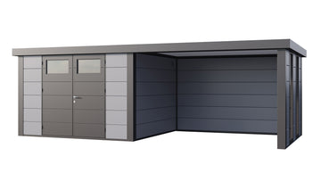 Classico lounge large met ramen / 3330 / lichtgrijs / rechts672 x 298 x 219